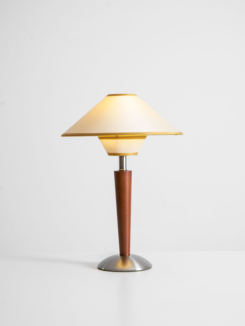 Alderwood-Leinenschirm-Tischlampe | Ormexis