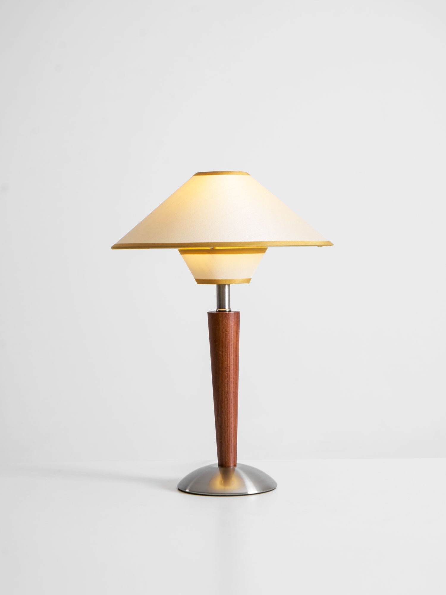 Alderwood-Leinenschirm-Tischlampe | Ormexis