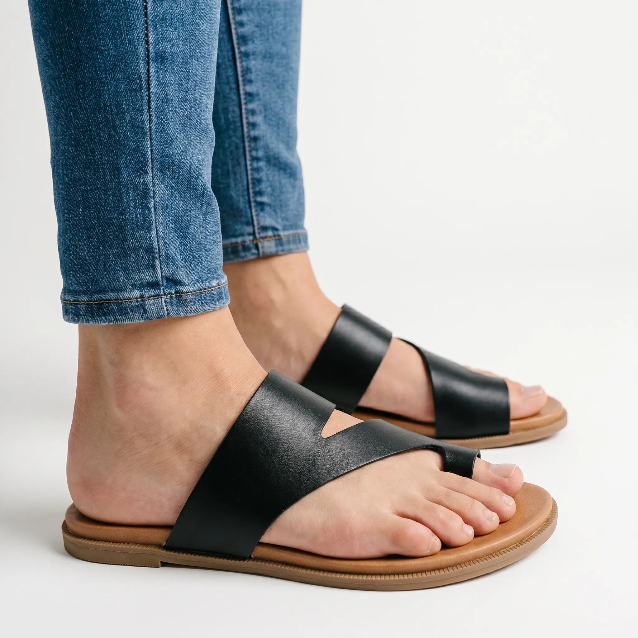 Slip-On Flat Sandals -  Everyday Casual Wear - Ormexis