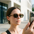 Angular Tortoise Shell Sunglasses -  Daily City Commutes - Ormexis