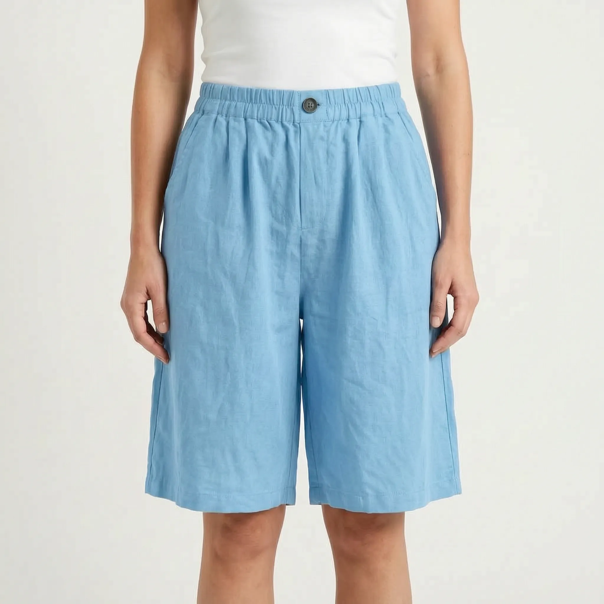 Relaxed Wide Leg Shorts -  Summer Strolls - Ormexis