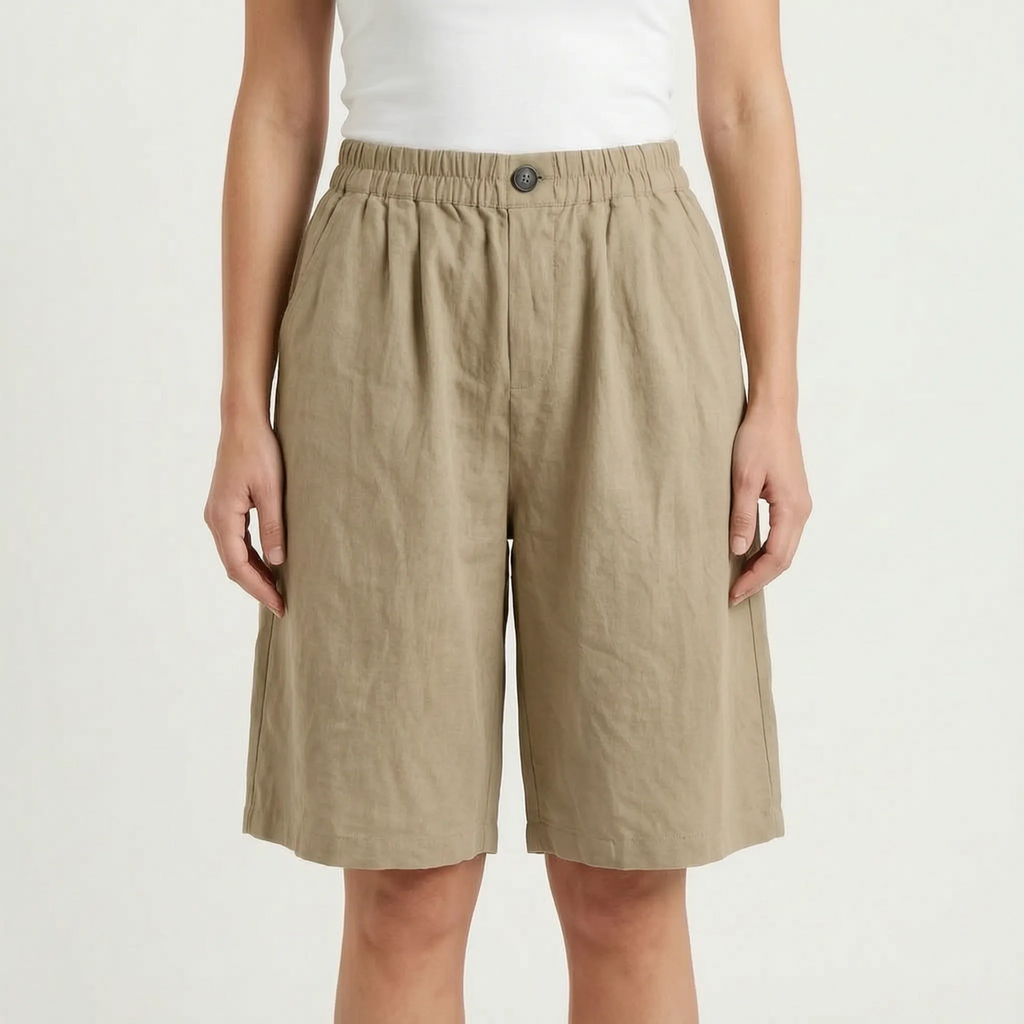 Relaxed Wide Leg Shorts -  Summer Strolls - Ormexis