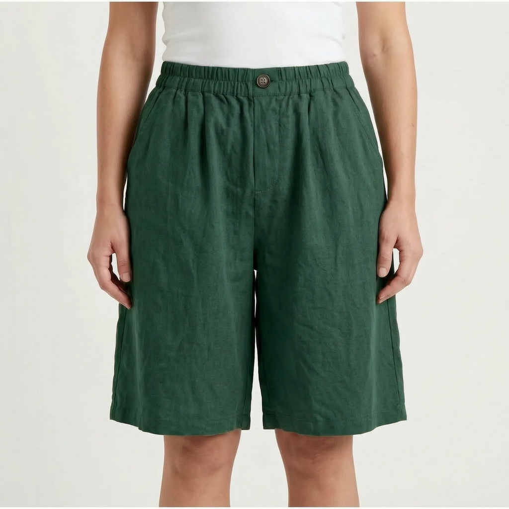 Relaxed Wide Leg Shorts -  Summer Strolls - Ormexis