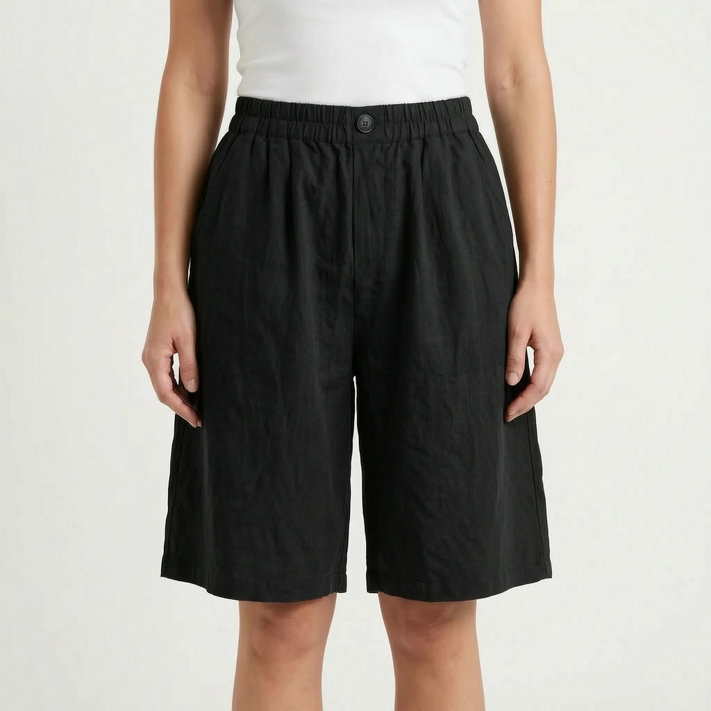 Relaxed Wide Leg Shorts -  Summer Strolls - Ormexis