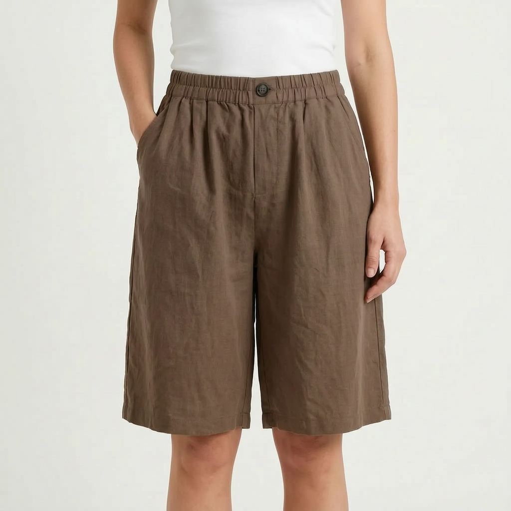 Relaxed Wide Leg Shorts -  Summer Strolls - Ormexis