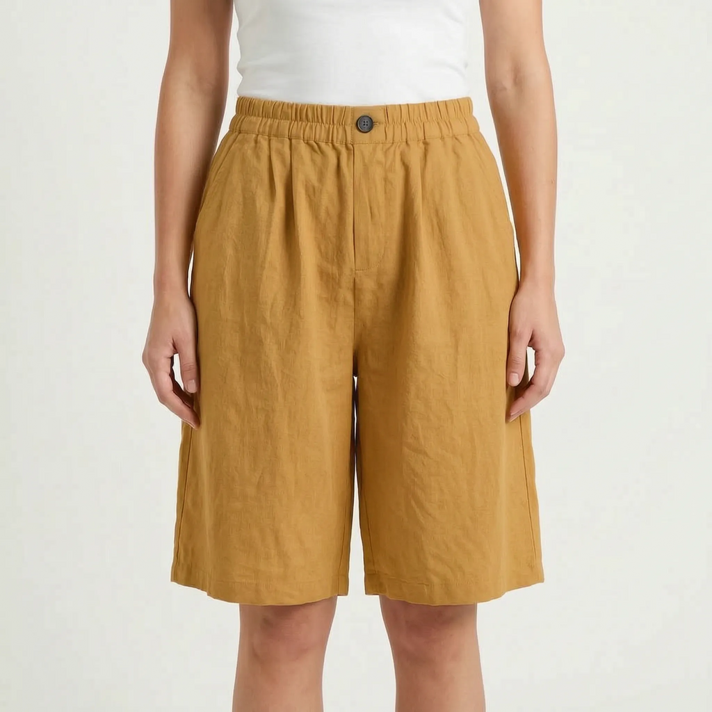 Relaxed Wide Leg Shorts -  Summer Strolls - Ormexis