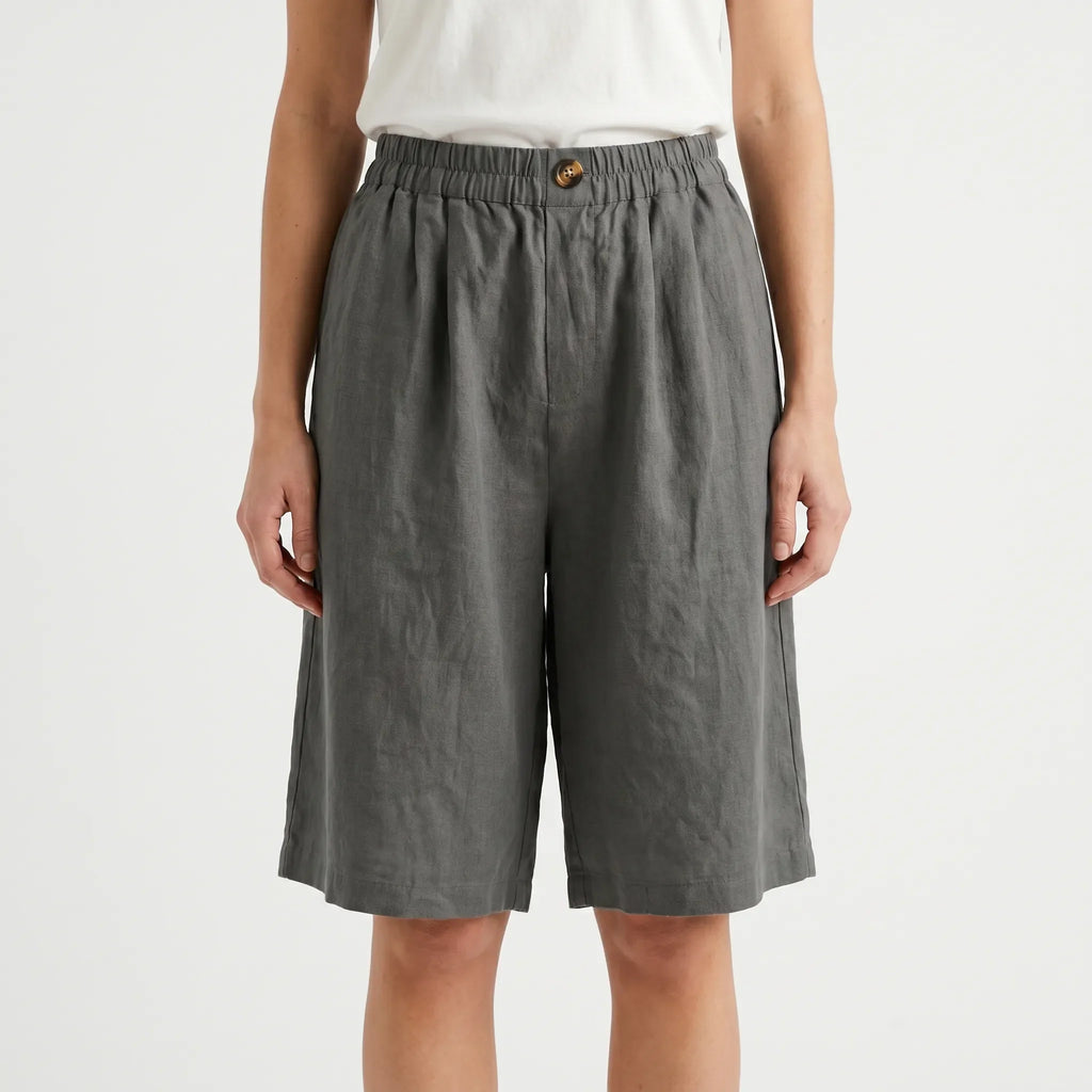 Relaxed Wide Leg Shorts -  Summer Strolls - Ormexis