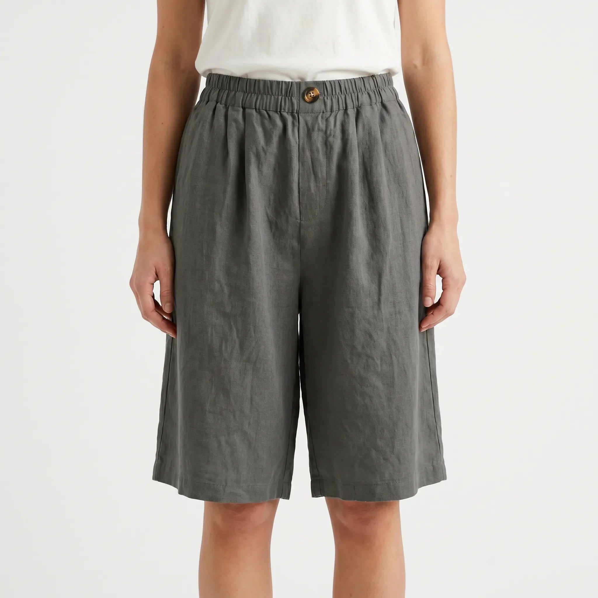 Relaxed Wide Leg Shorts -  Summer Strolls - Ormexis