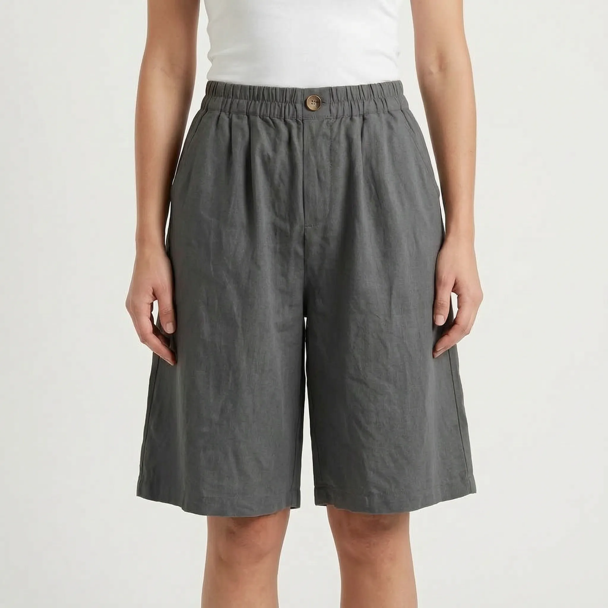 Relaxed Wide Leg Shorts -  Summer Strolls - Ormexis