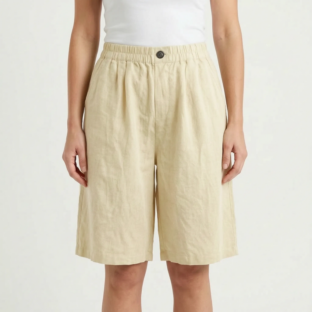 Relaxed Wide Leg Shorts -  Summer Strolls - Ormexis