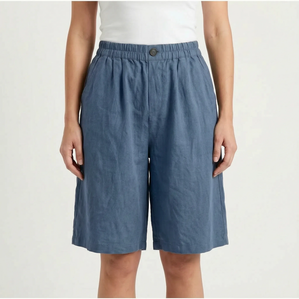 Relaxed Wide Leg Shorts -  Summer Strolls - Ormexis