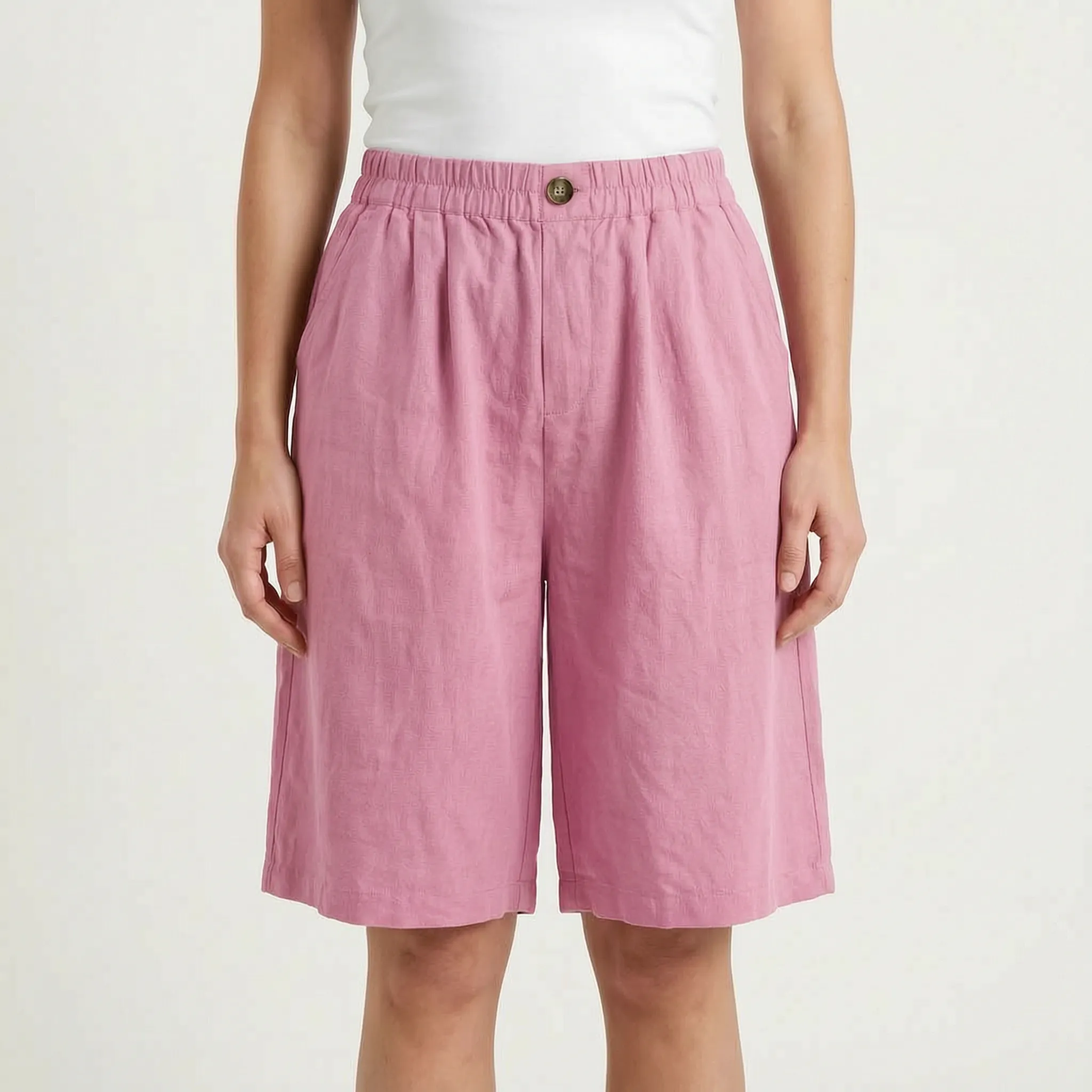 Relaxed Wide Leg Shorts -  Summer Strolls - Ormexis