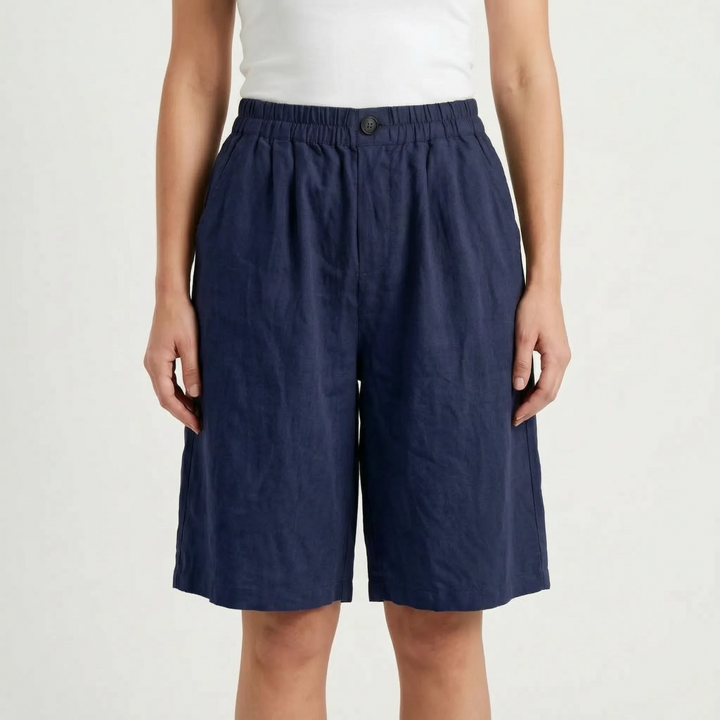 Relaxed Wide Leg Shorts -  Summer Strolls - Ormexis