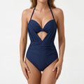Halter Neck Swimsuit -  Beach Holidays - Ormexis
