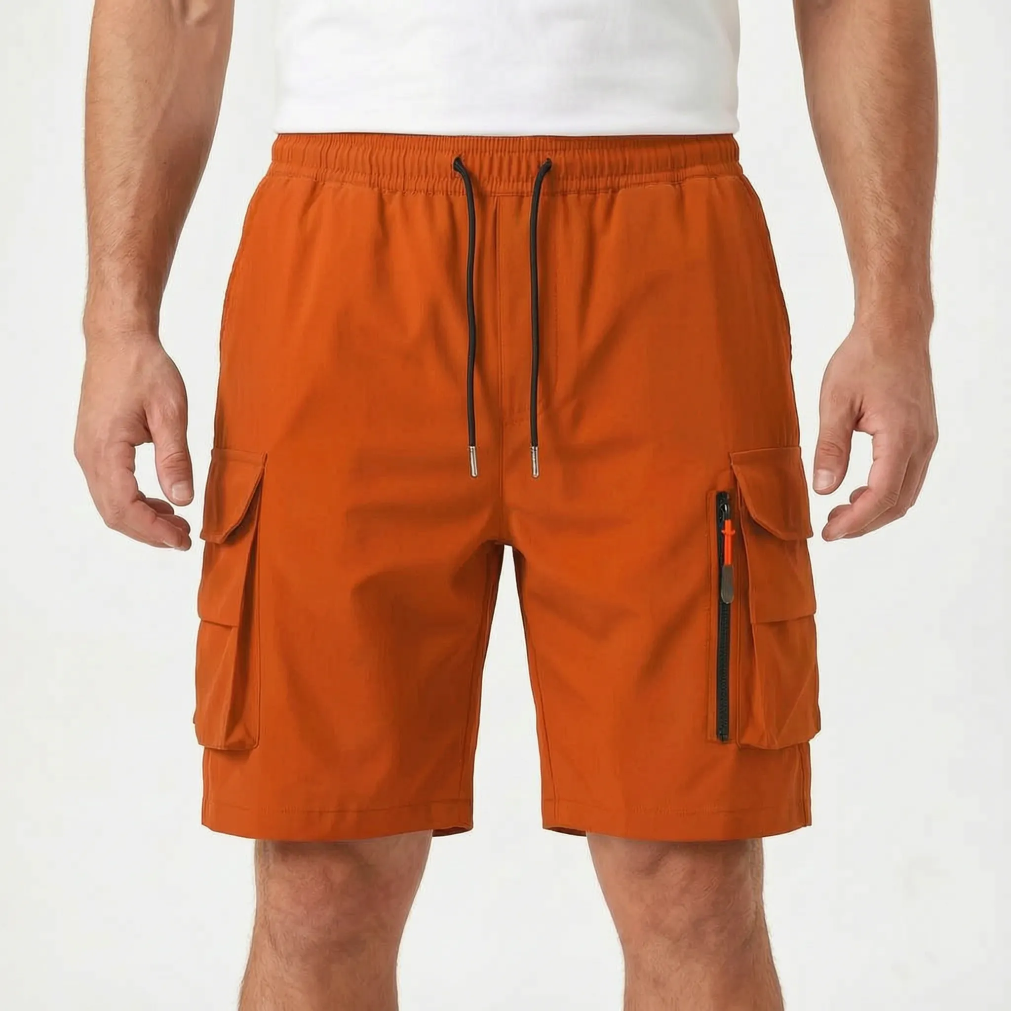 Relaxed Fit Cargo Shorts -  Summer Hiking Trips - Ormexis