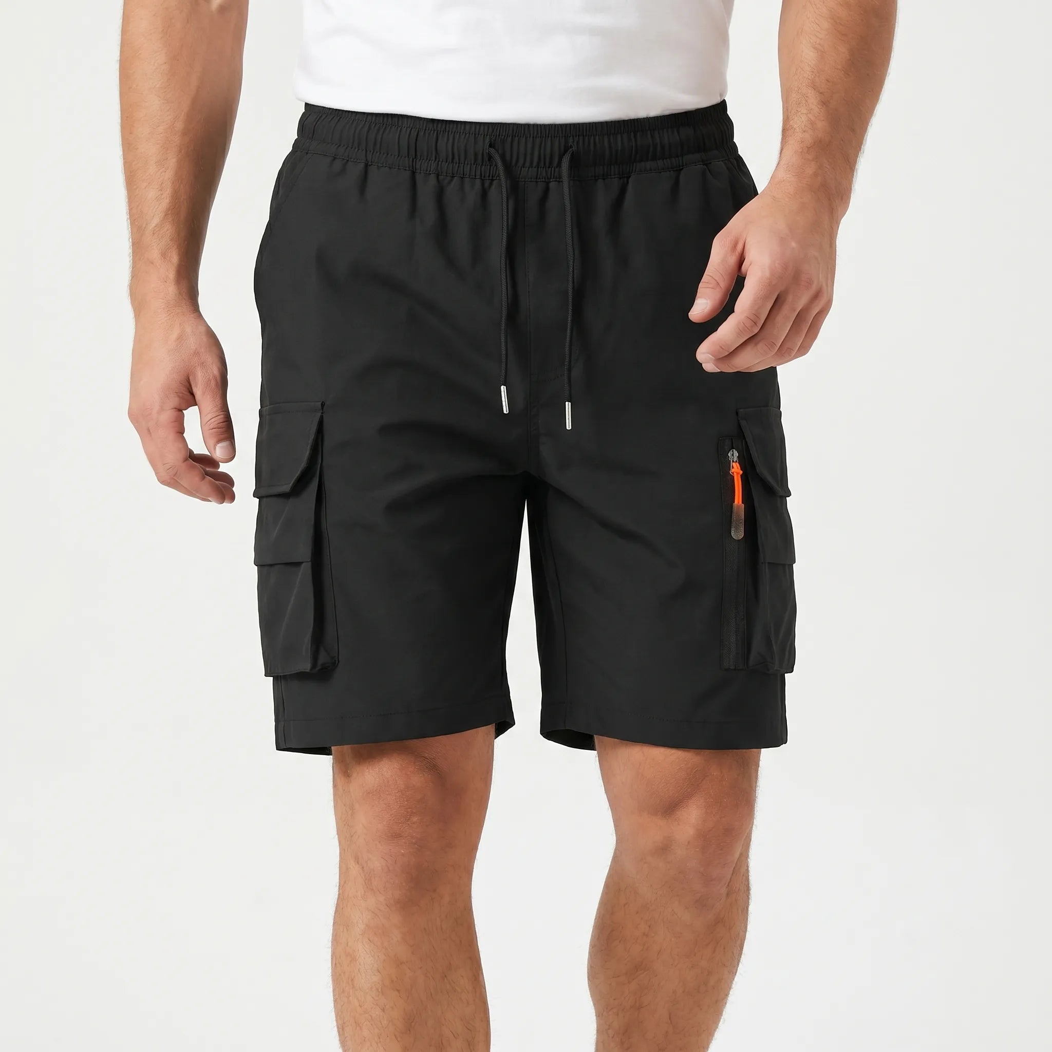 Relaxed Fit Cargo Shorts -  Summer Hiking Trips - Ormexis