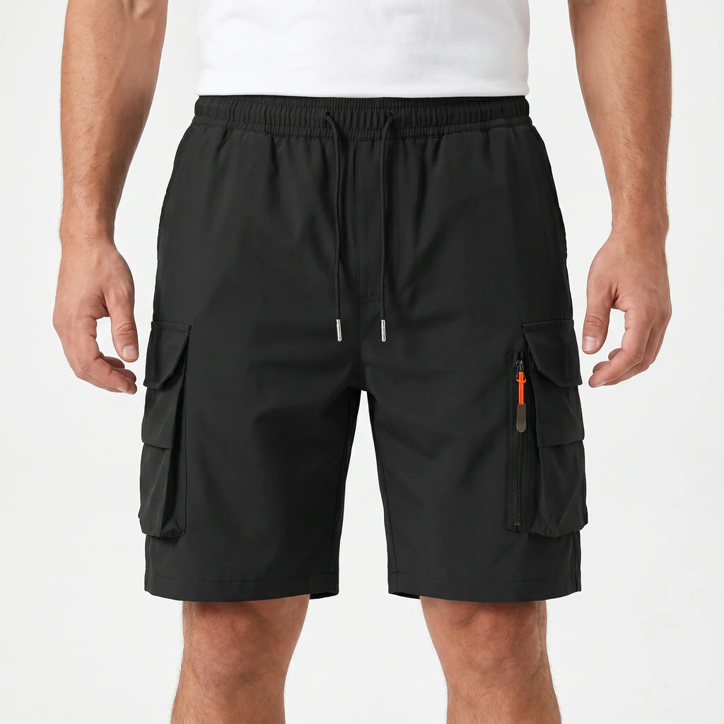 Relaxed Fit Cargo Shorts -  Summer Hiking Trips - Ormexis