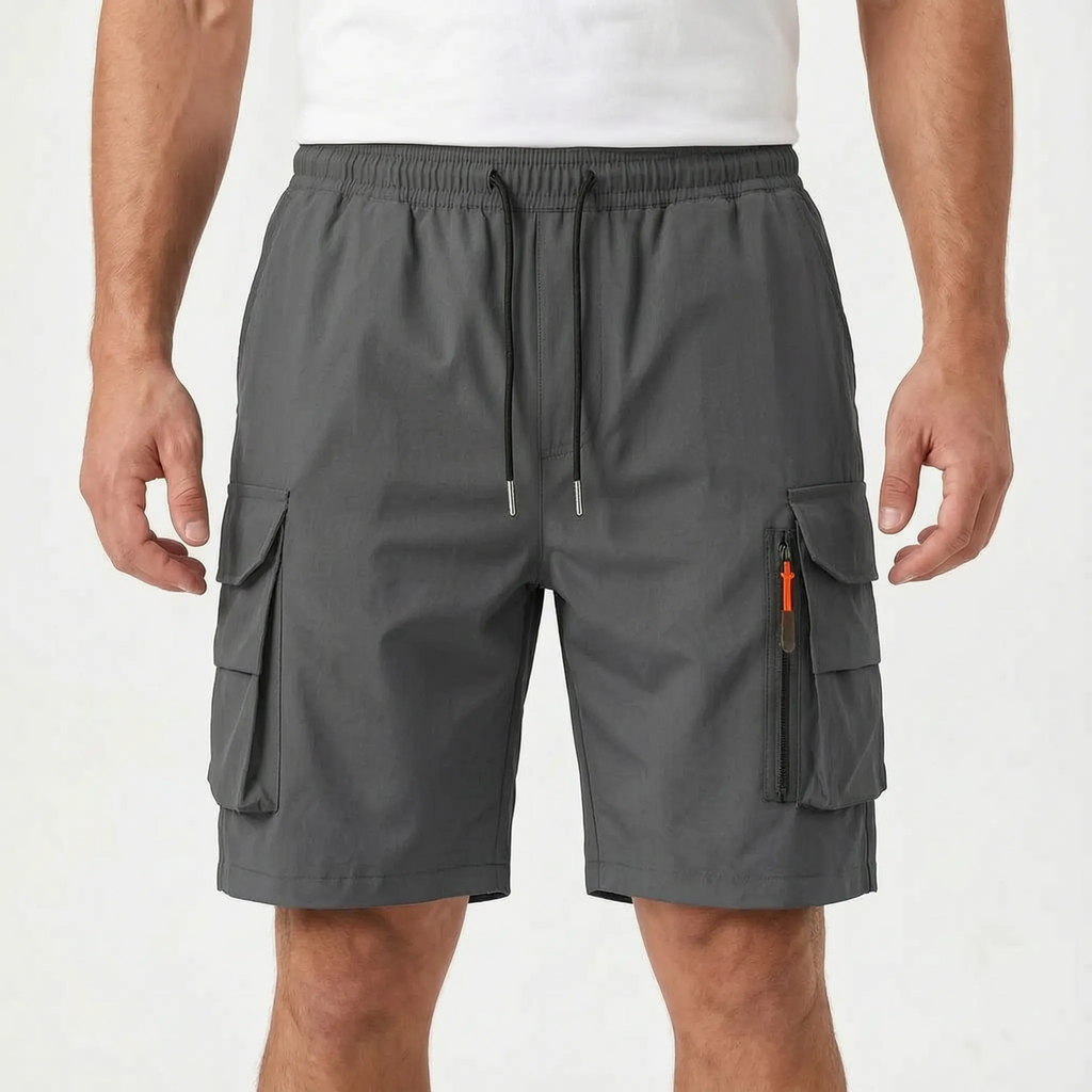 Relaxed Fit Cargo Shorts -  Summer Hiking Trips - Ormexis
