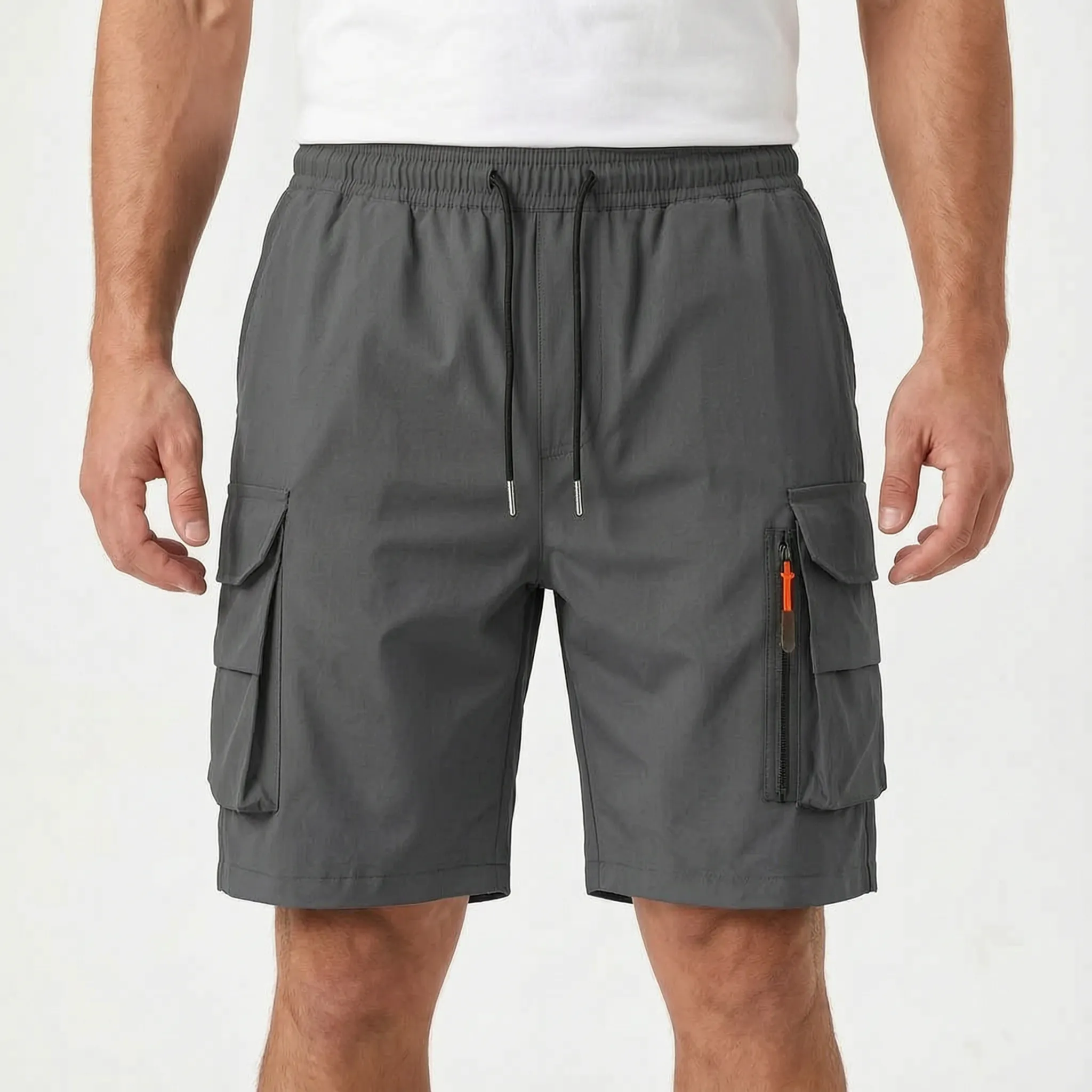 Relaxed Fit Cargo Shorts -  Summer Hiking Trips - Ormexis