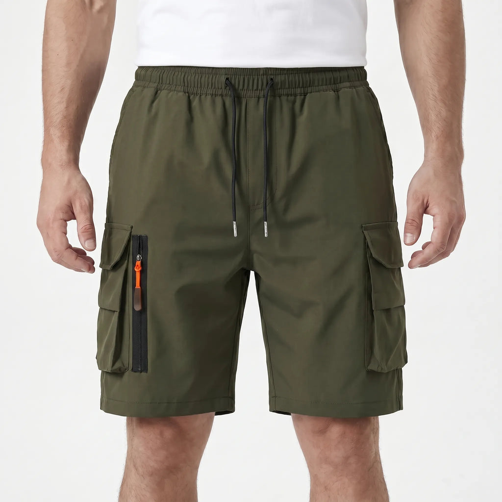 Relaxed Fit Cargo Shorts -  Summer Hiking Trips - Ormexis
