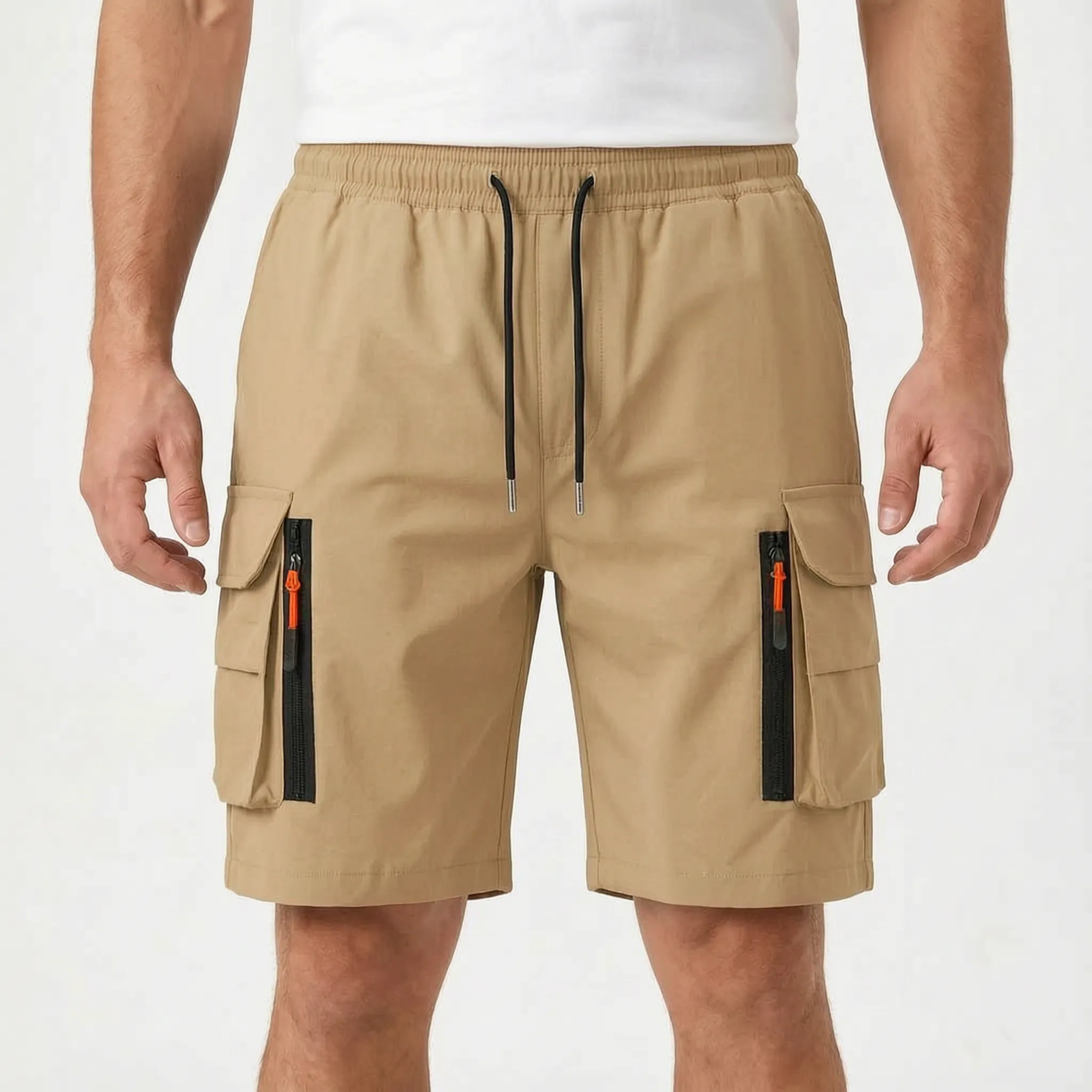 Relaxed Fit Cargo Shorts -  Summer Hiking Trips - Ormexis