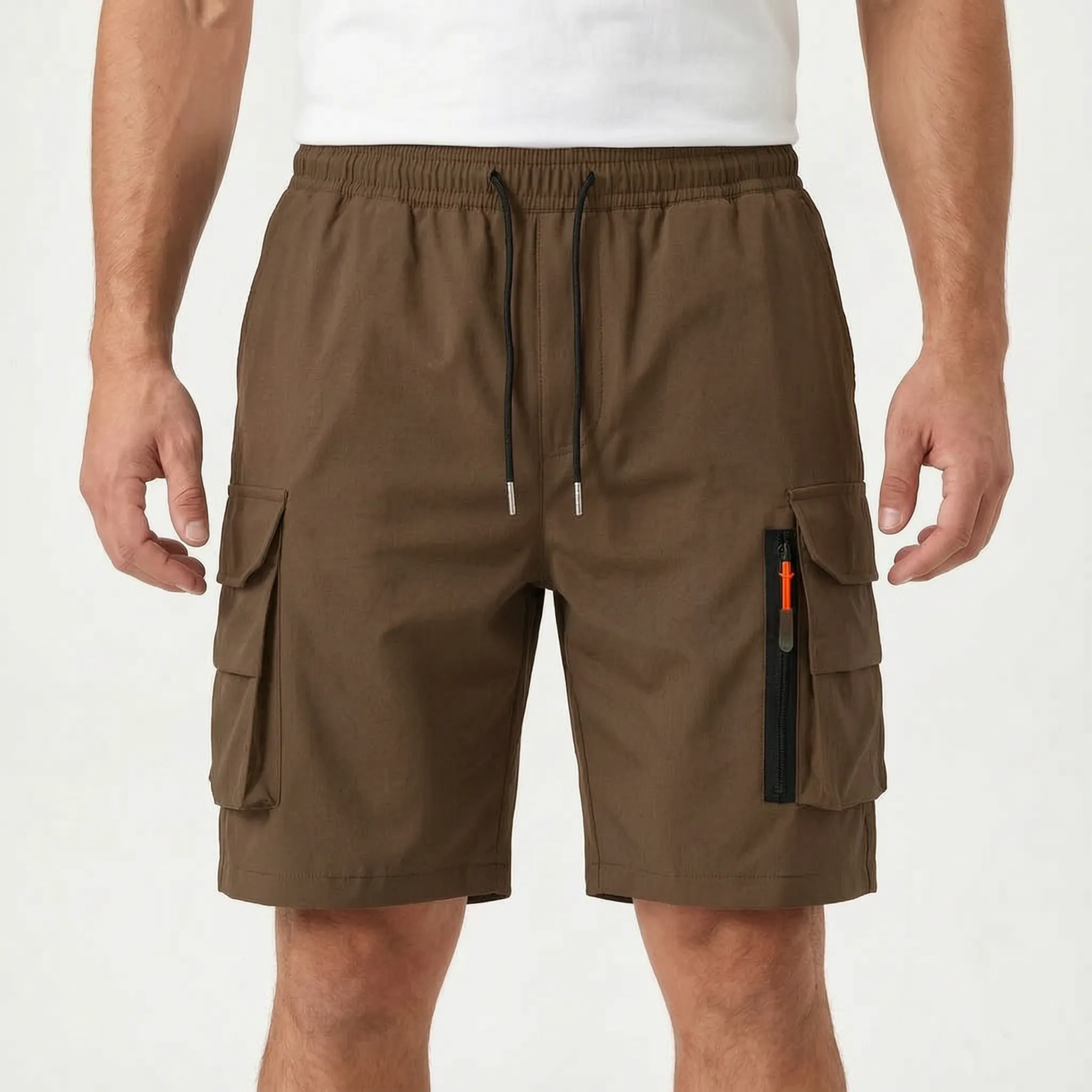 Relaxed Fit Cargo Shorts -  Summer Hiking Trips - Ormexis