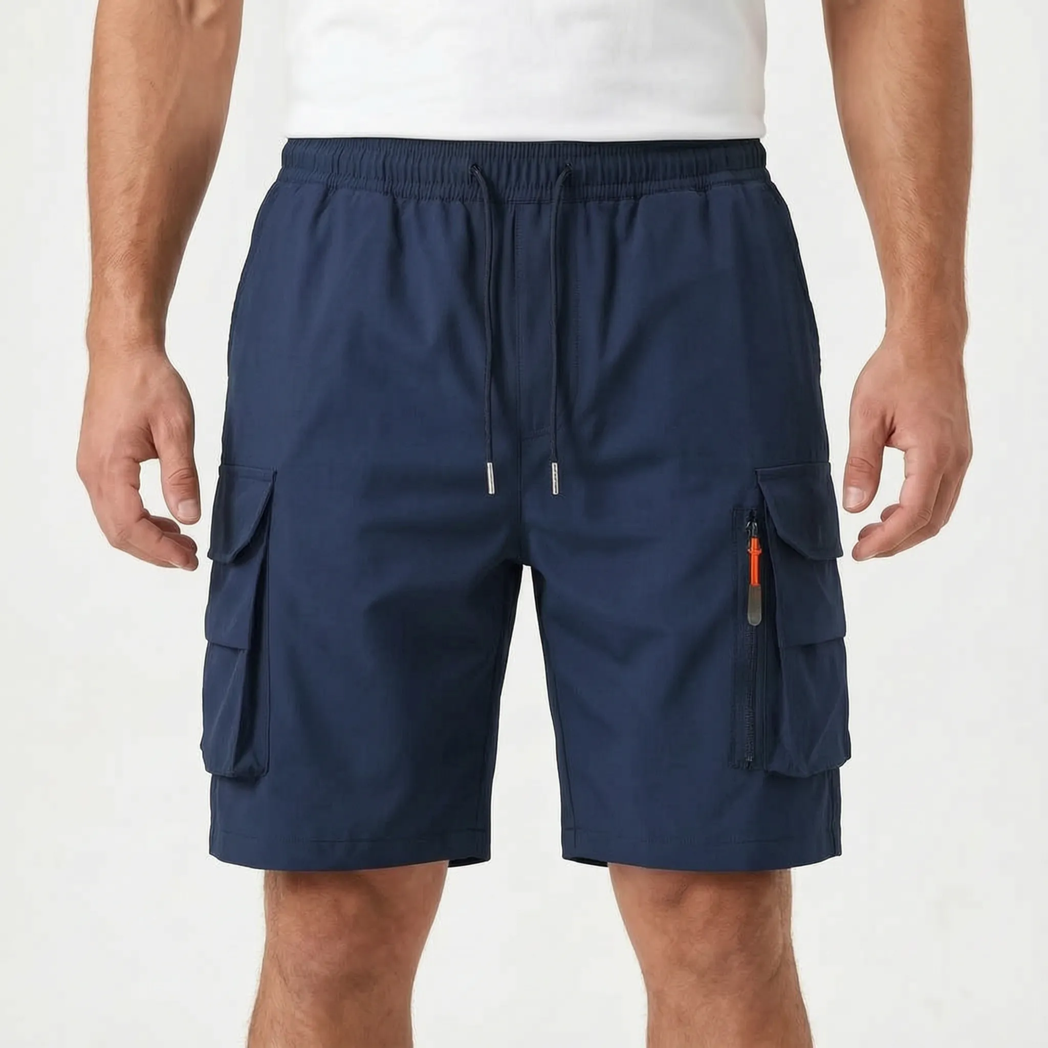 Relaxed Fit Cargo Shorts -  Summer Hiking Trips - Ormexis