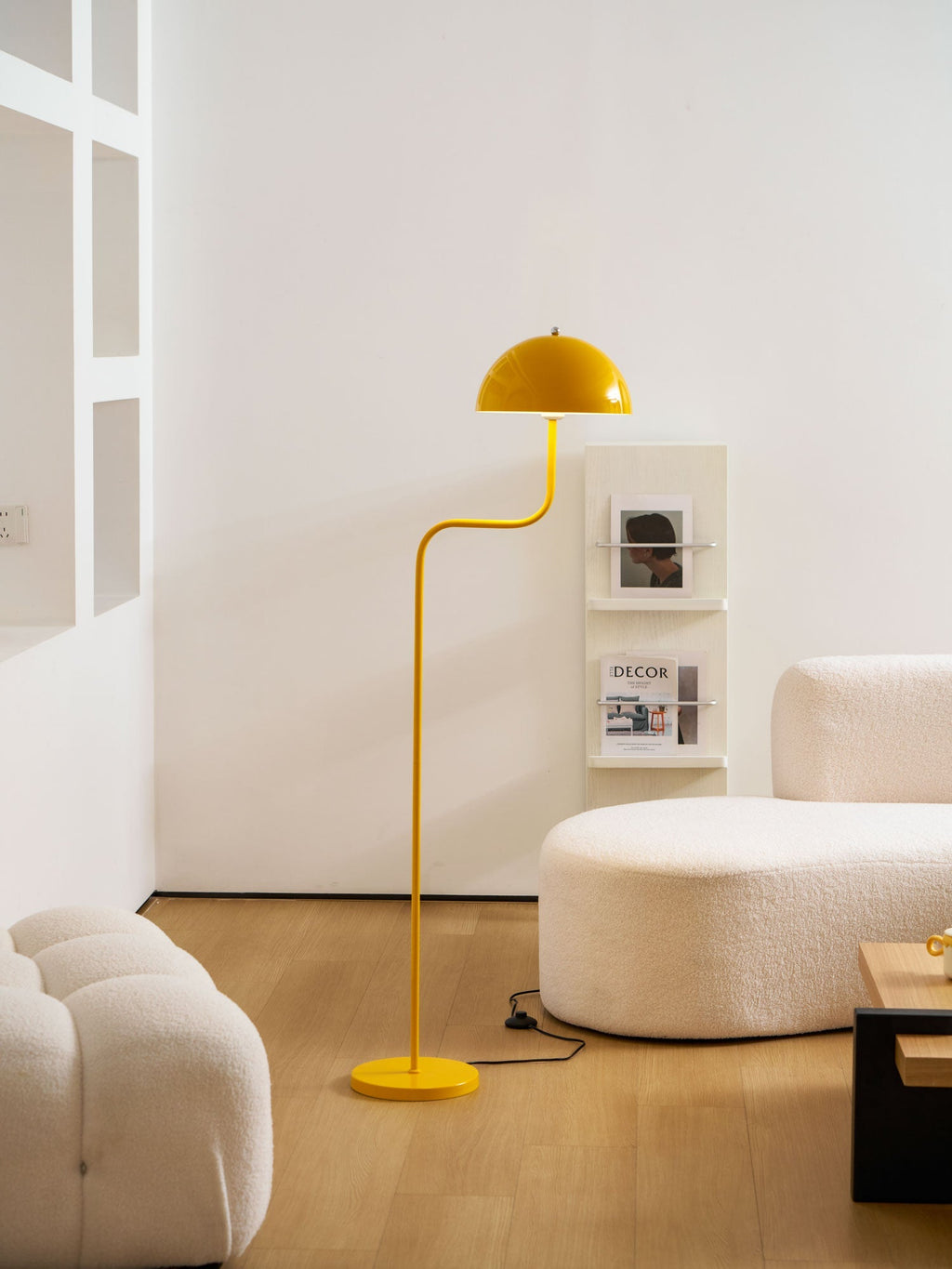 Bogen-Stehlampe mit Kuppelschirm | Ormexis