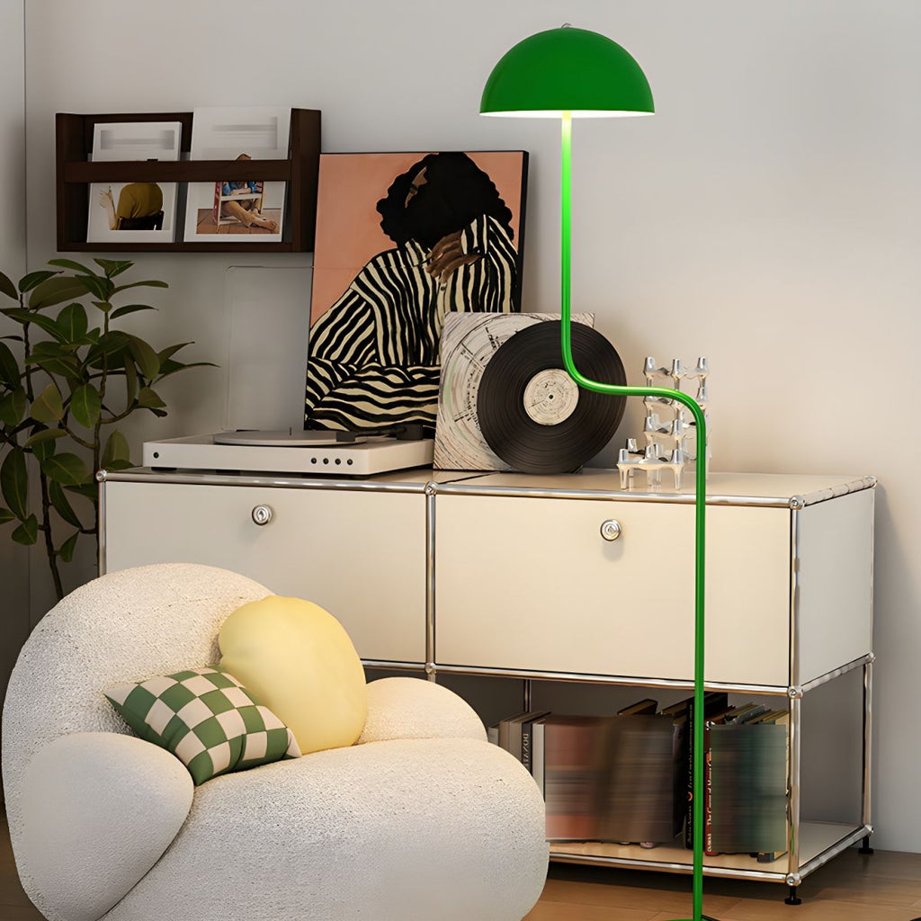 Bogen-Stehlampe mit Kuppelschirm | Ormexis