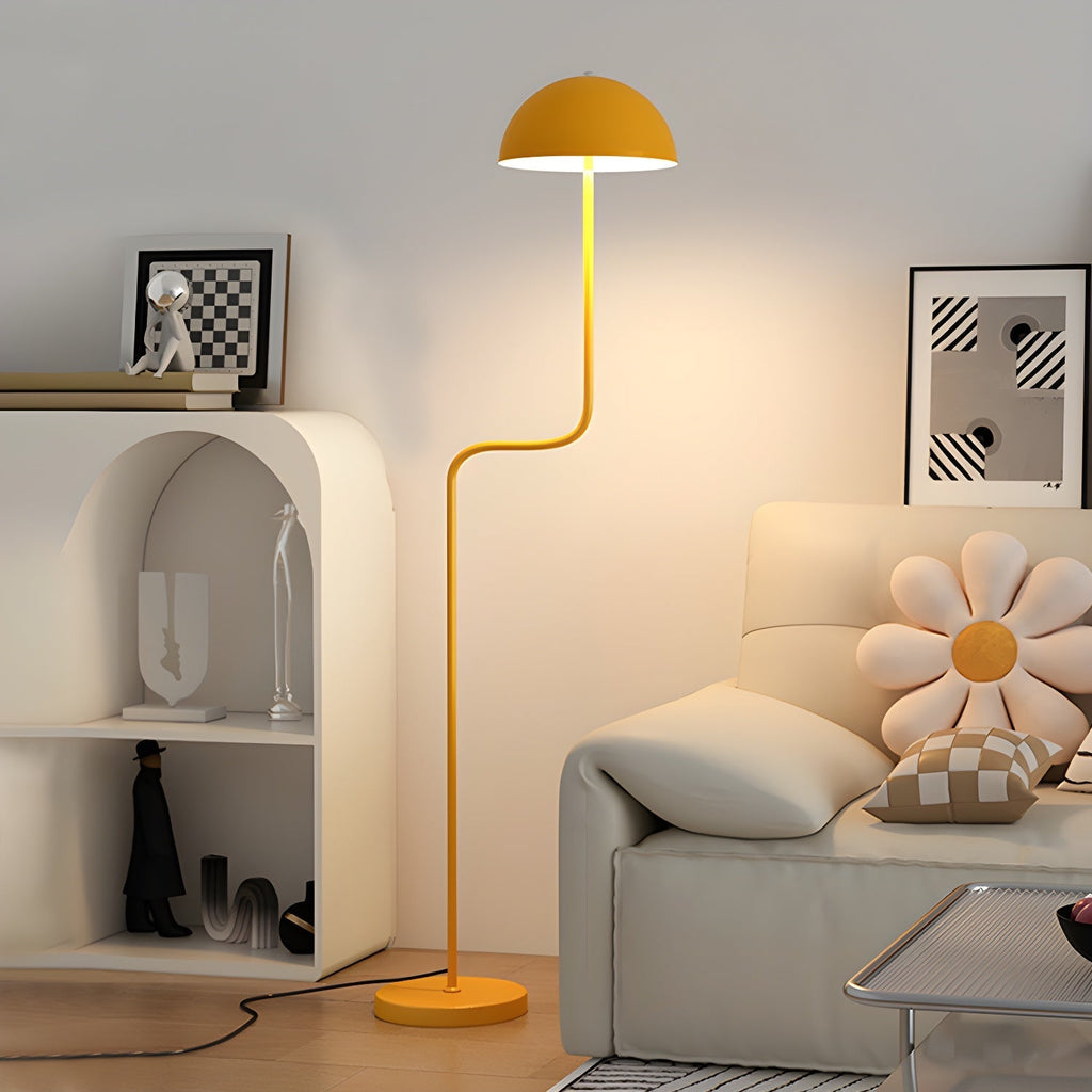 Bogen-Stehlampe mit Kuppelschirm | Ormexis