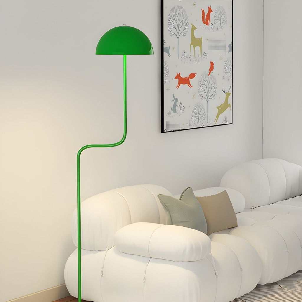 Bogen-Stehlampe mit Kuppelschirm | Ormexis