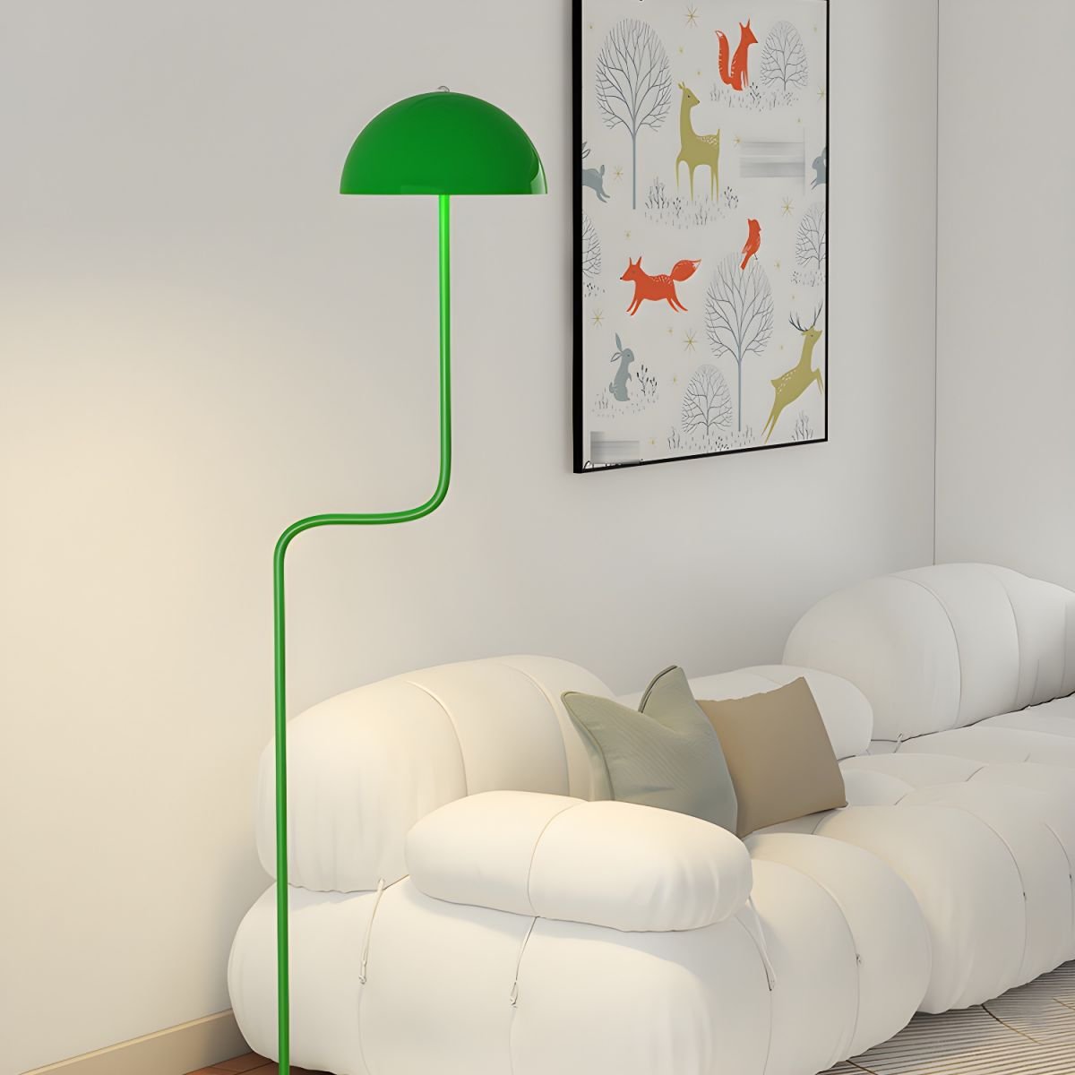 Bogen-Stehlampe mit Kuppelschirm | Ormexis