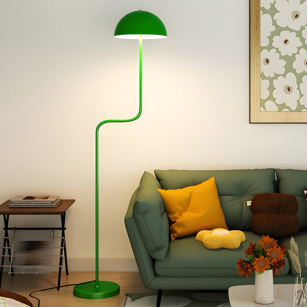 Bogen-Stehlampe mit Kuppelschirm | Ormexis