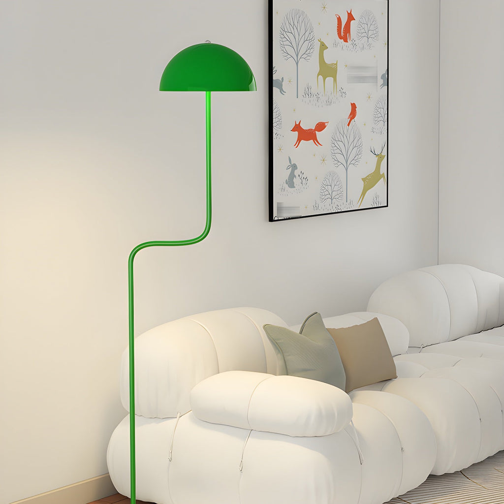 Bogen-Stehlampe mit Kuppelschirm | Ormexis