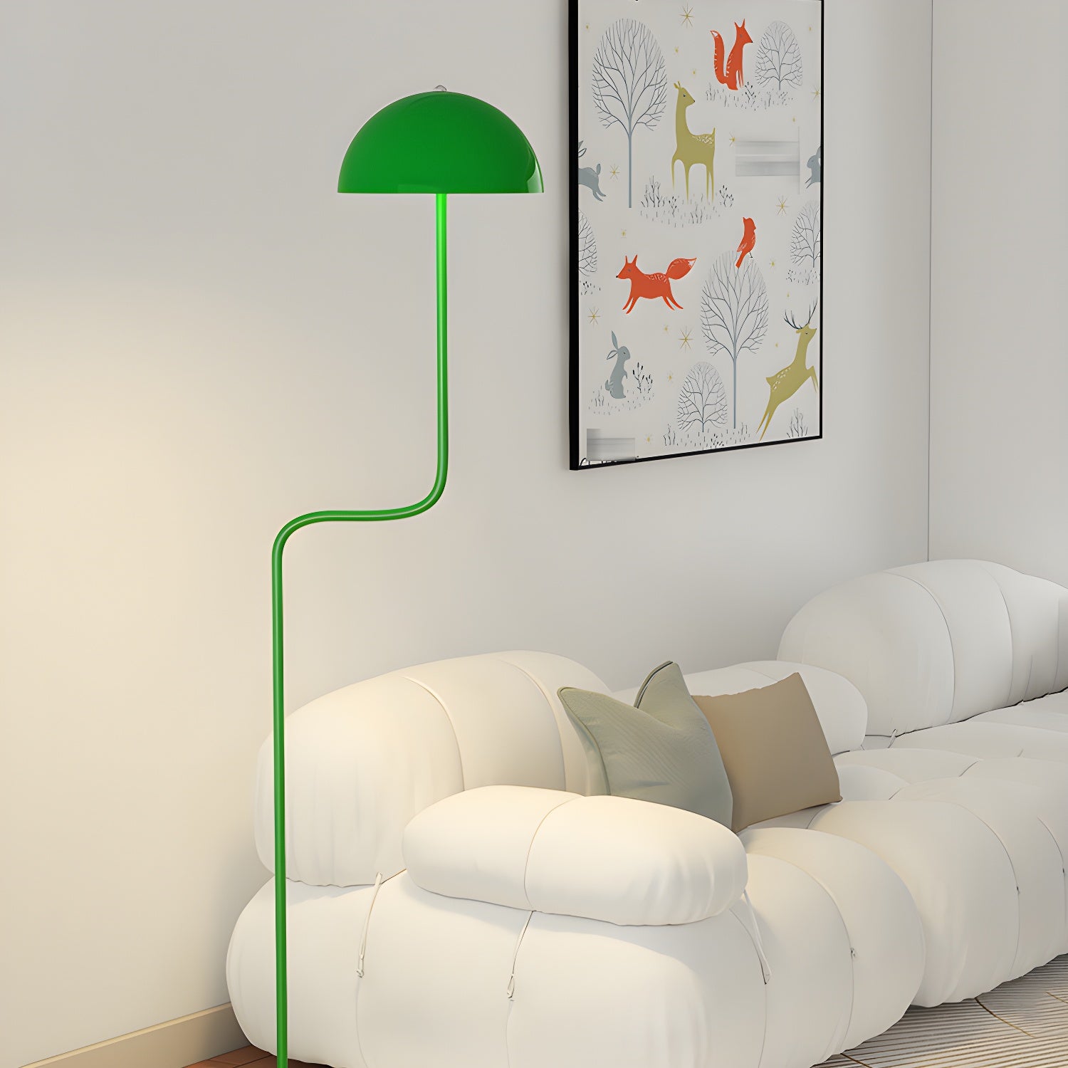 Bogen-Stehlampe mit Kuppelschirm | Ormexis