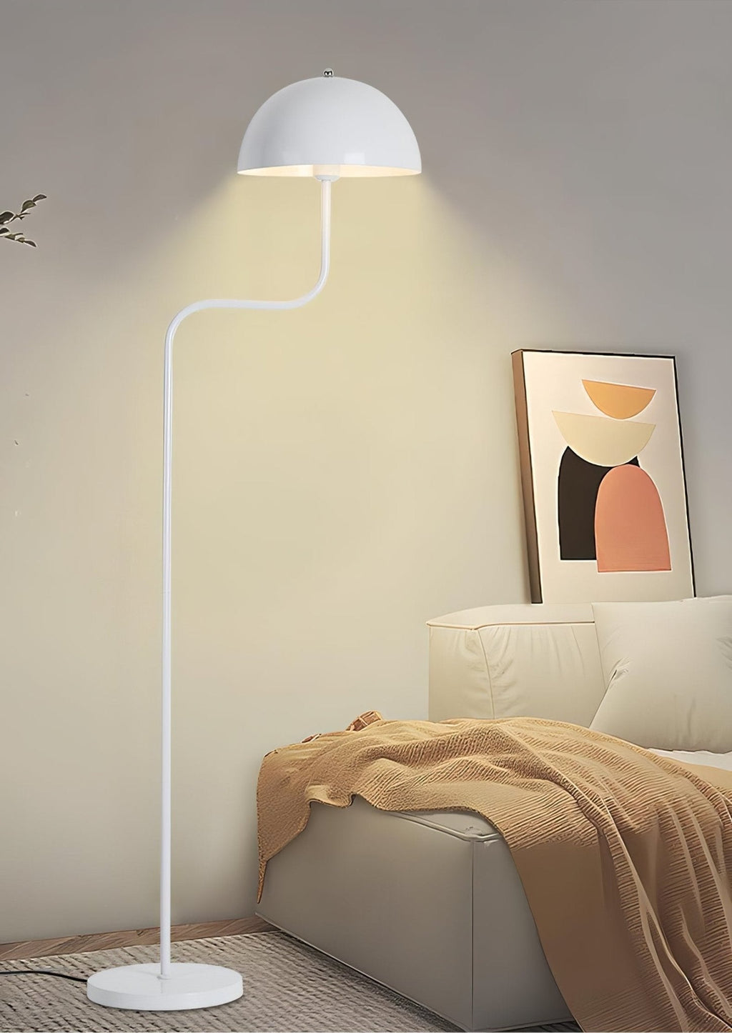 Bogen-Stehlampe mit Kuppelschirm | Ormexis