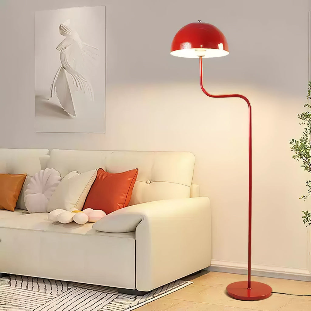 Bogen-Stehlampe mit Kuppelschirm | Ormexis