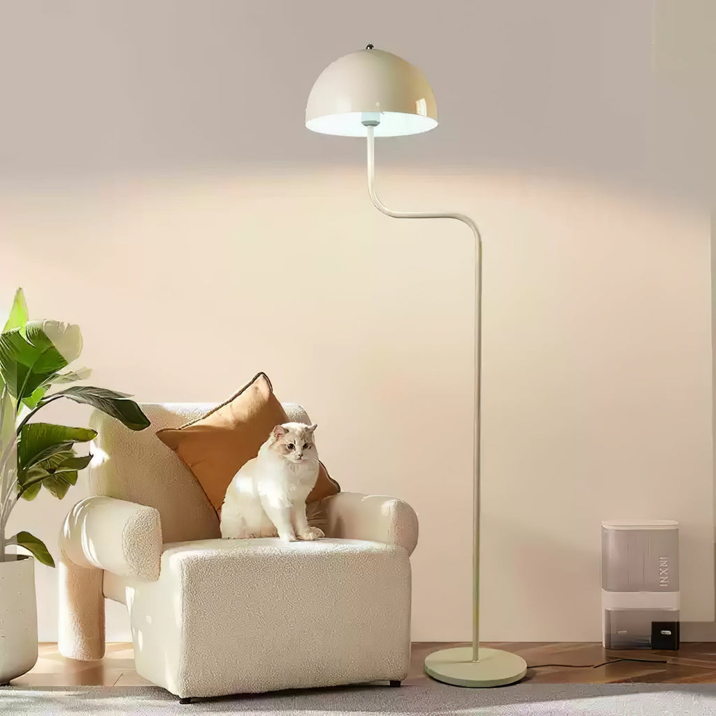 Bogen-Stehlampe mit Kuppelschirm | Ormexis
