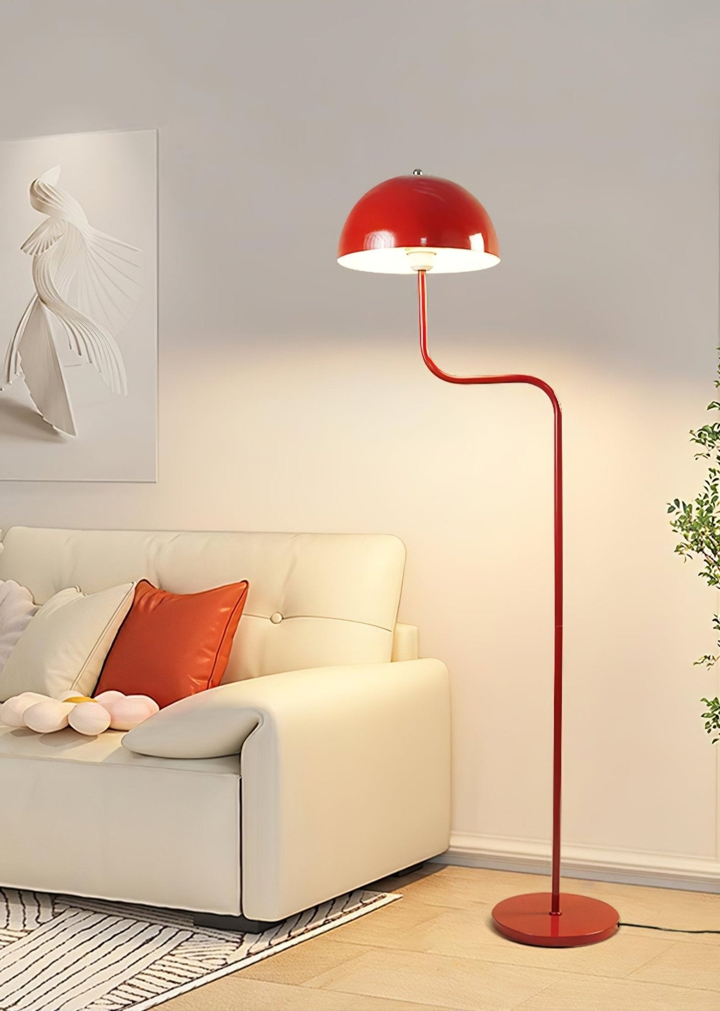 Bogen-Stehlampe mit Kuppelschirm | Ormexis