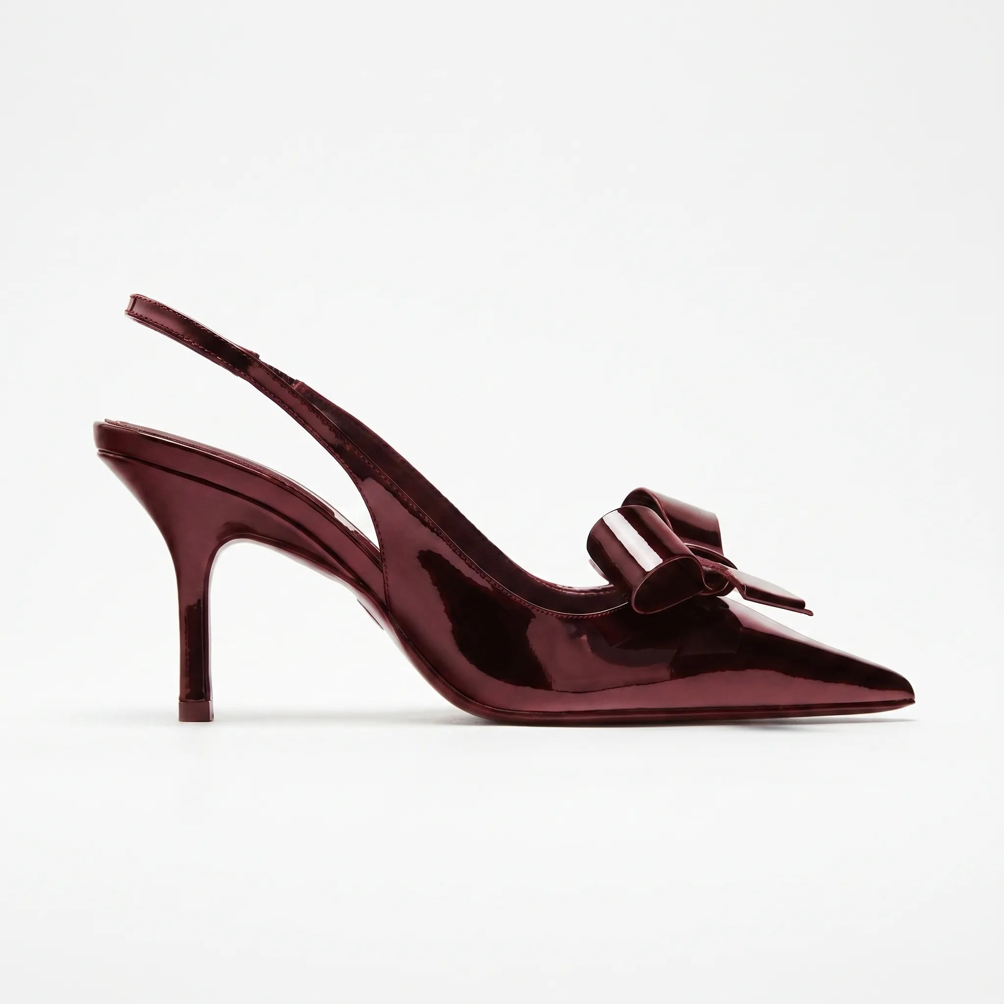 Pointed Toe Slingback Heels -  Evening Events - Ormexis
