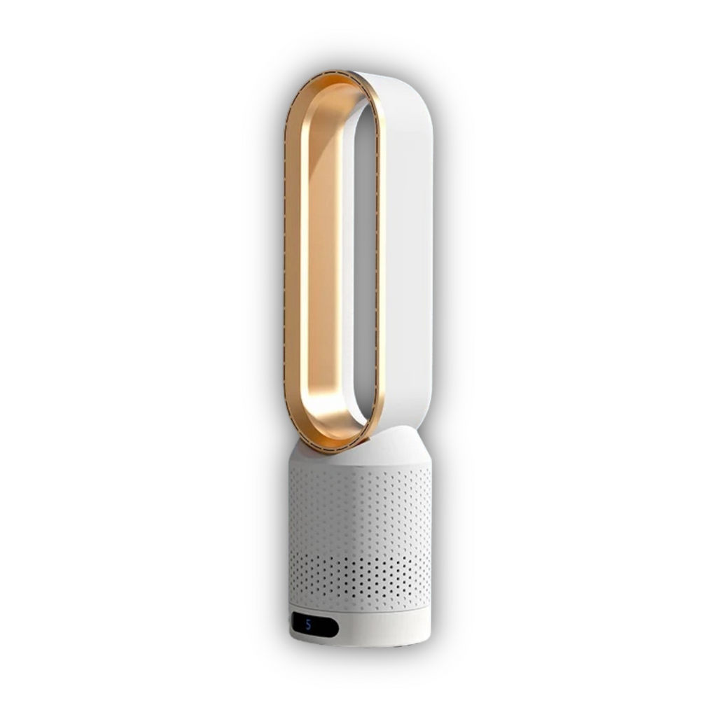 Enfriador de aire 3 en 1 versátil con oscilación ajustable y purificador de aire