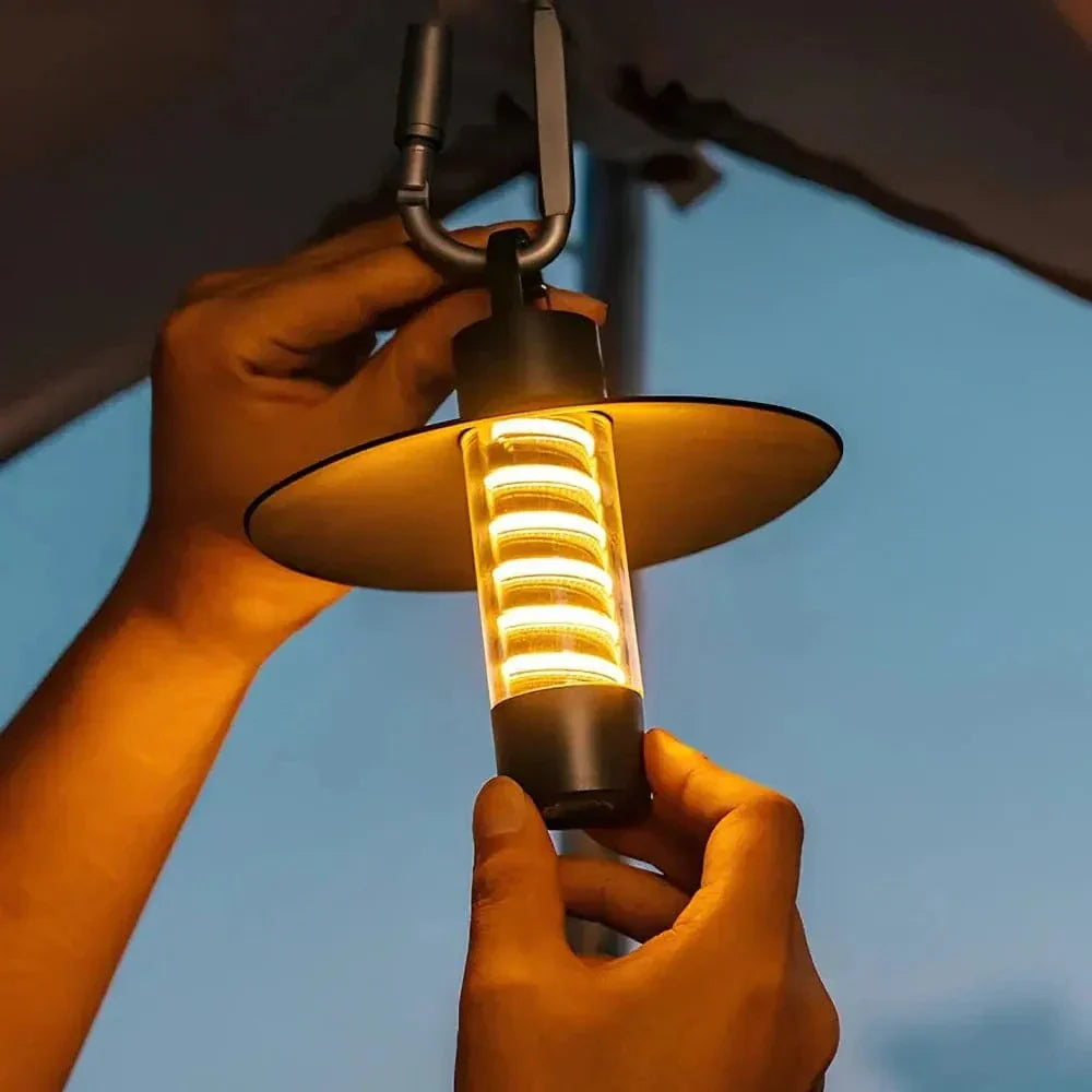 Versatile Camping Light: Rechargeable Lantern for Outdoor Use, Waterproof and Portable