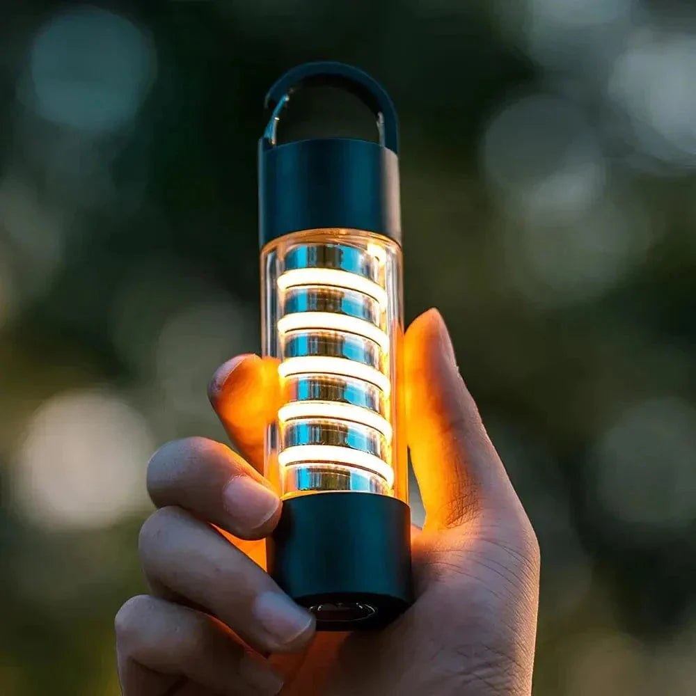 Versatile Camping Light: Rechargeable Lantern for Outdoor Use, Waterproof and Portable