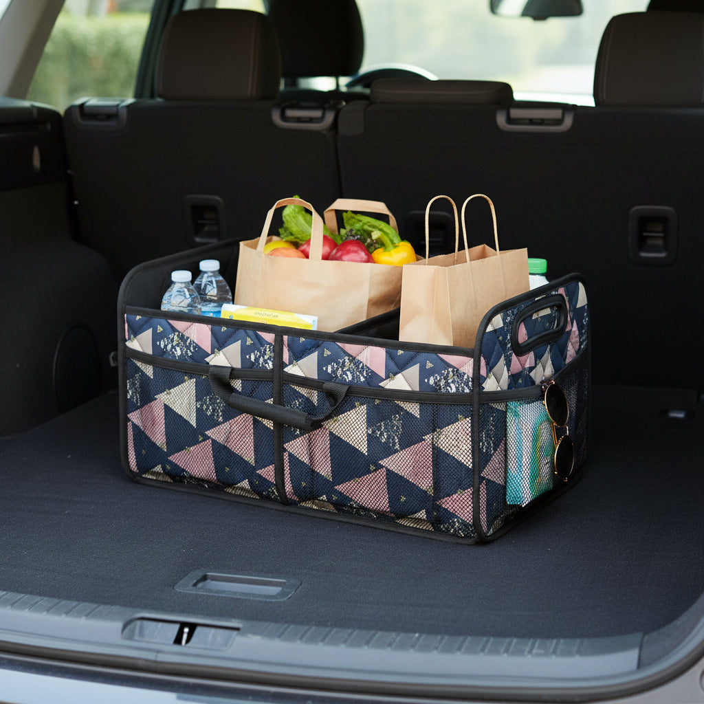All Purpose Car Trunk Organizer With 50L Foldable Waterproof Storage - Ormexis
