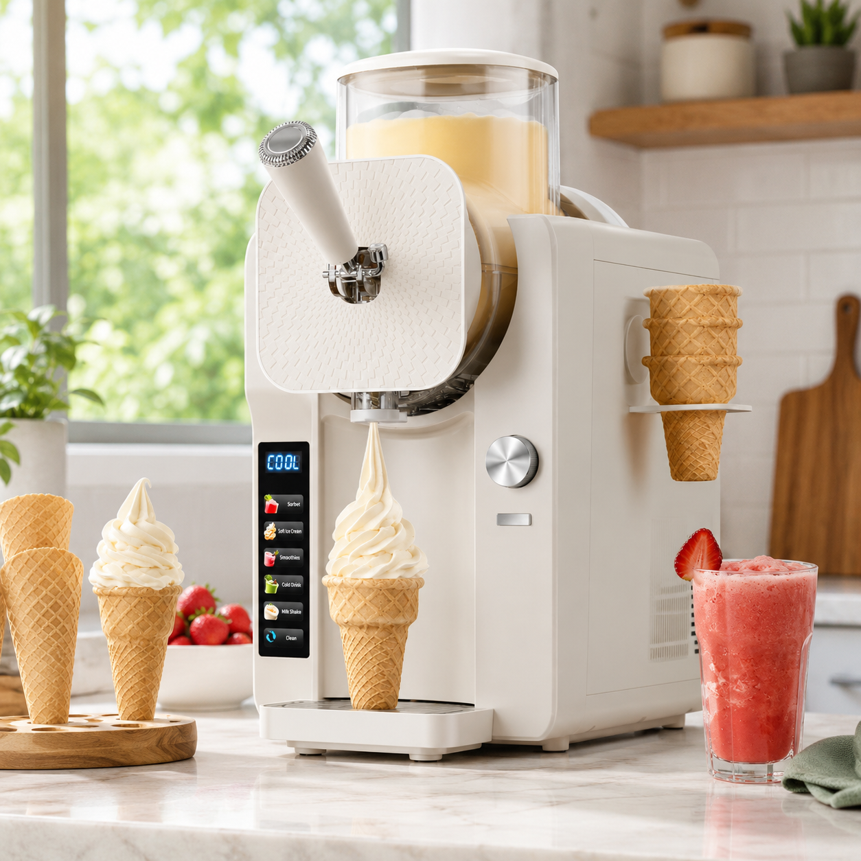 All In One Frozen Dessert Machine For Ice Cream And Slush - Ormexis