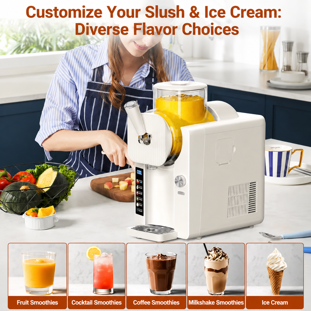 All In One Frozen Dessert Machine For Ice Cream And Slush - Ormexis