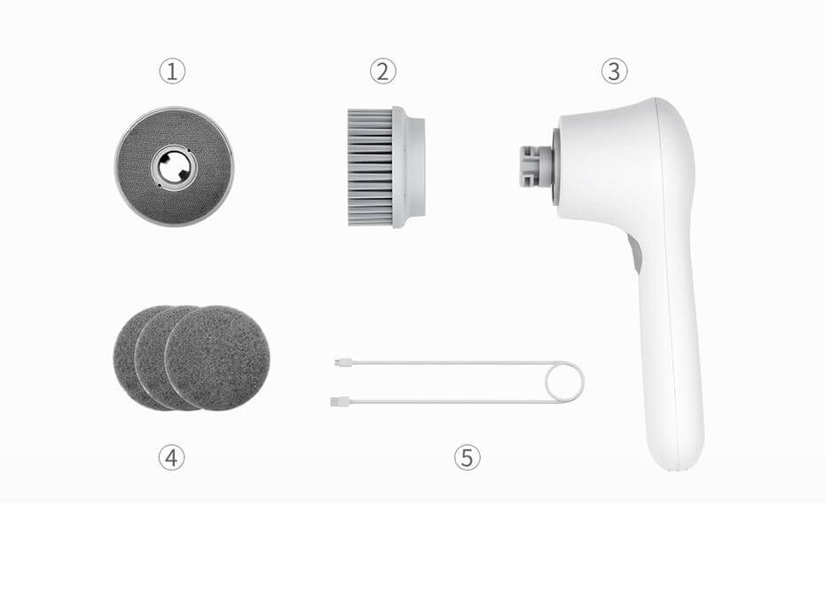 Lavadora de Cozinha Portátil com Design à Prova de Água para Remoção de Manchas