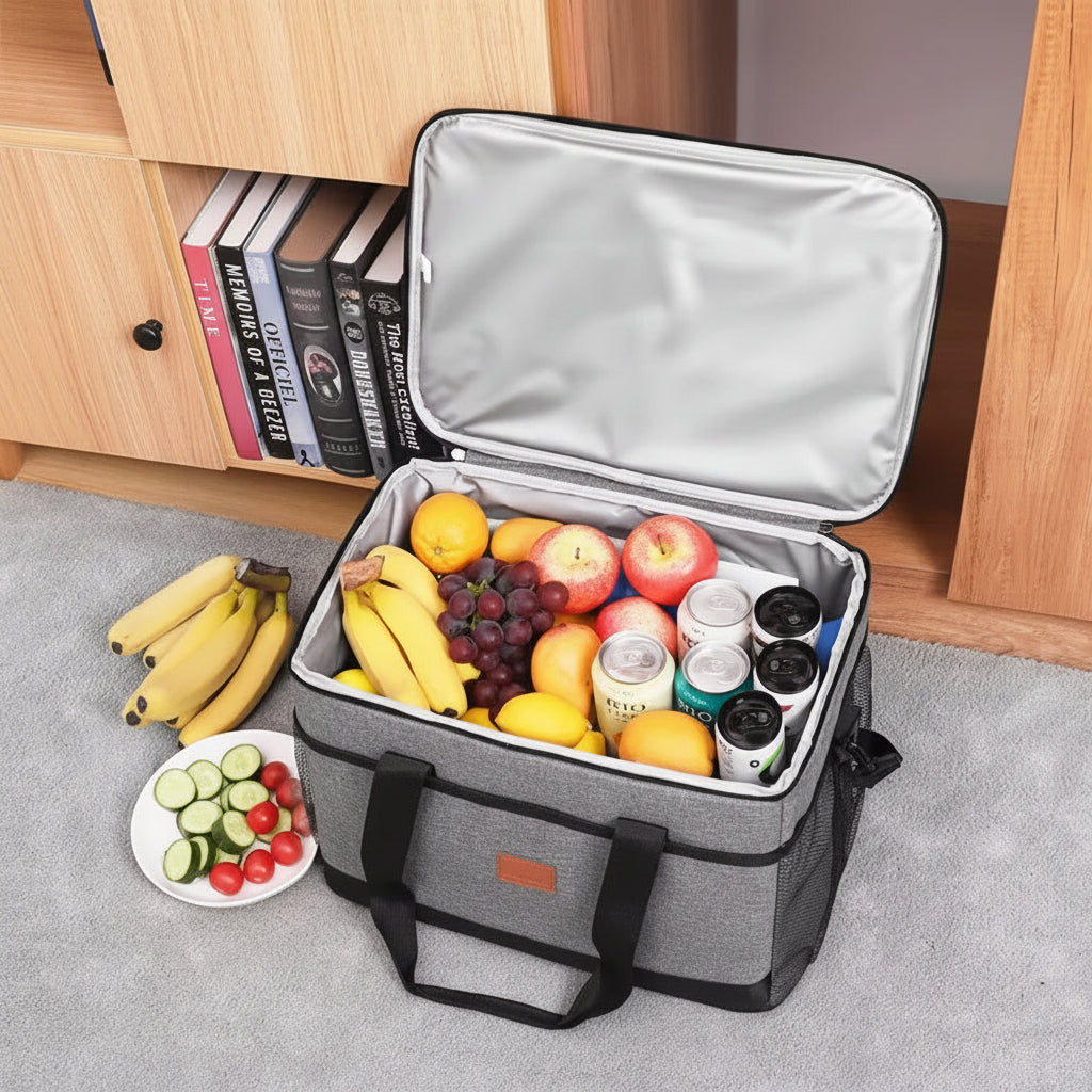 All Purpose Insulated Bag For Freshness And Easy Zipper Closure - Ormexis