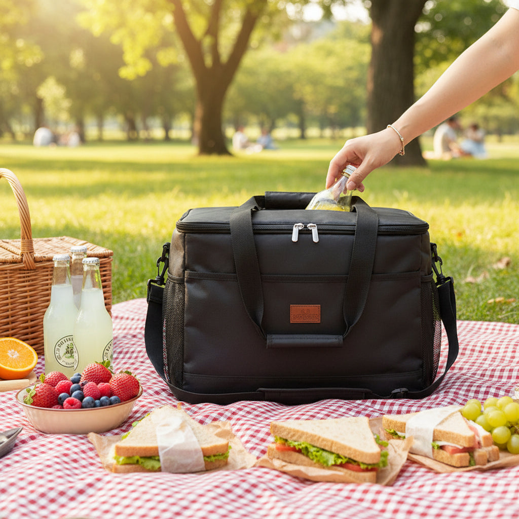 All Purpose Insulated Bag For Freshness And Easy Zipper Closure - Ormexis