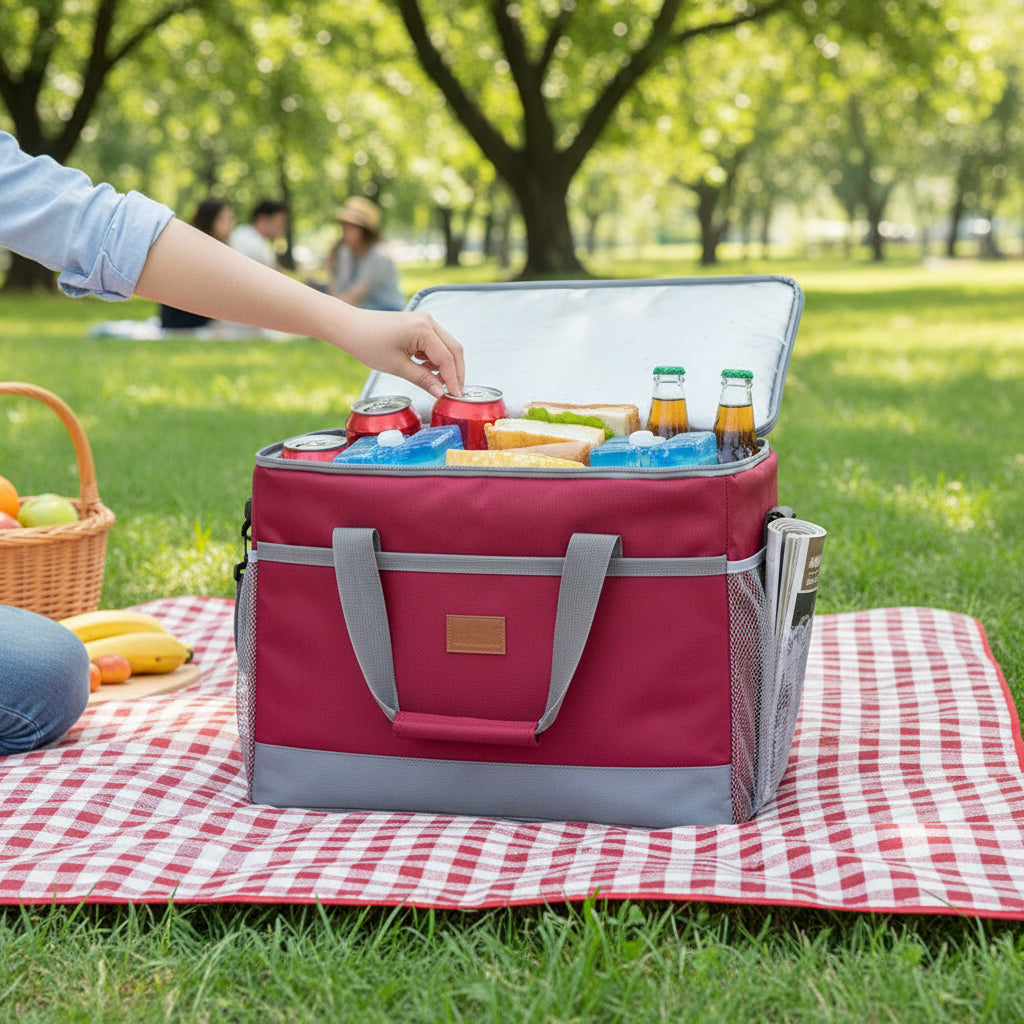 All Purpose Insulated Bag For Freshness And Easy Zipper Closure - Ormexis